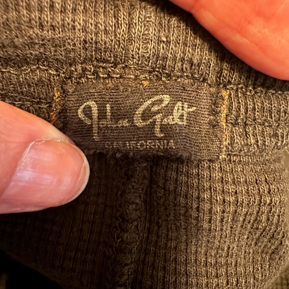 Brandy Melville John Galt Waffle Knit Drawstring Pant Black One Size - Picture 3 of 3